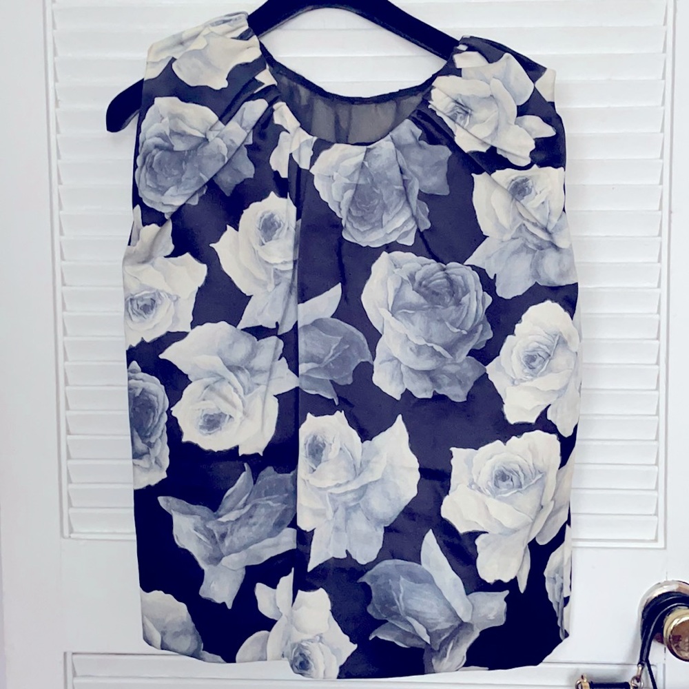 Lanvin floral top 36